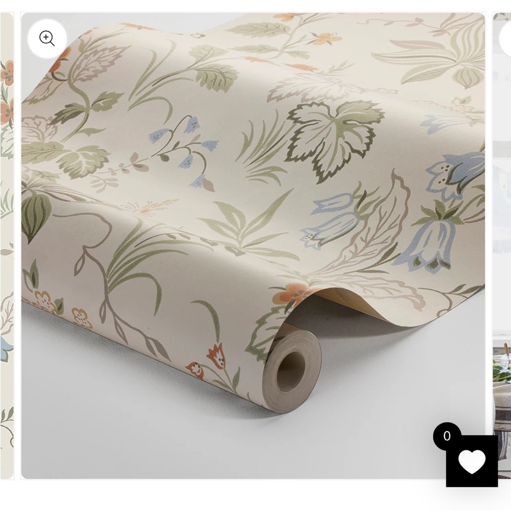 Folklore by Swedish design Borastapeter - sealed roll of wallpaper